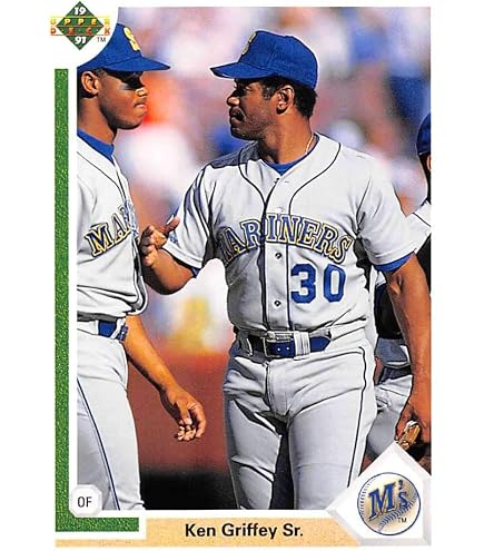 Amazon.com: 1991 Score #841 Ken Griffey Jr./Ken Griffey Sr. NM-MT